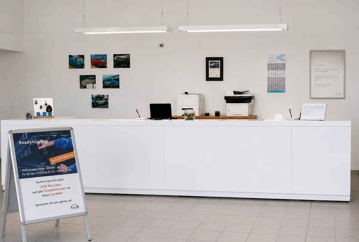 Empfangs- und Serviceannahme von Autos & Service Riedel GmbH